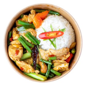 Pad Prik Haeng Chicken
